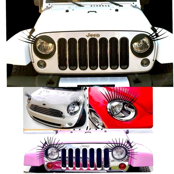 👀“Black CAR Eyelashes” for Your Car, Truck, SUV, Jeep Motorcycle … - Picture 4 of 16